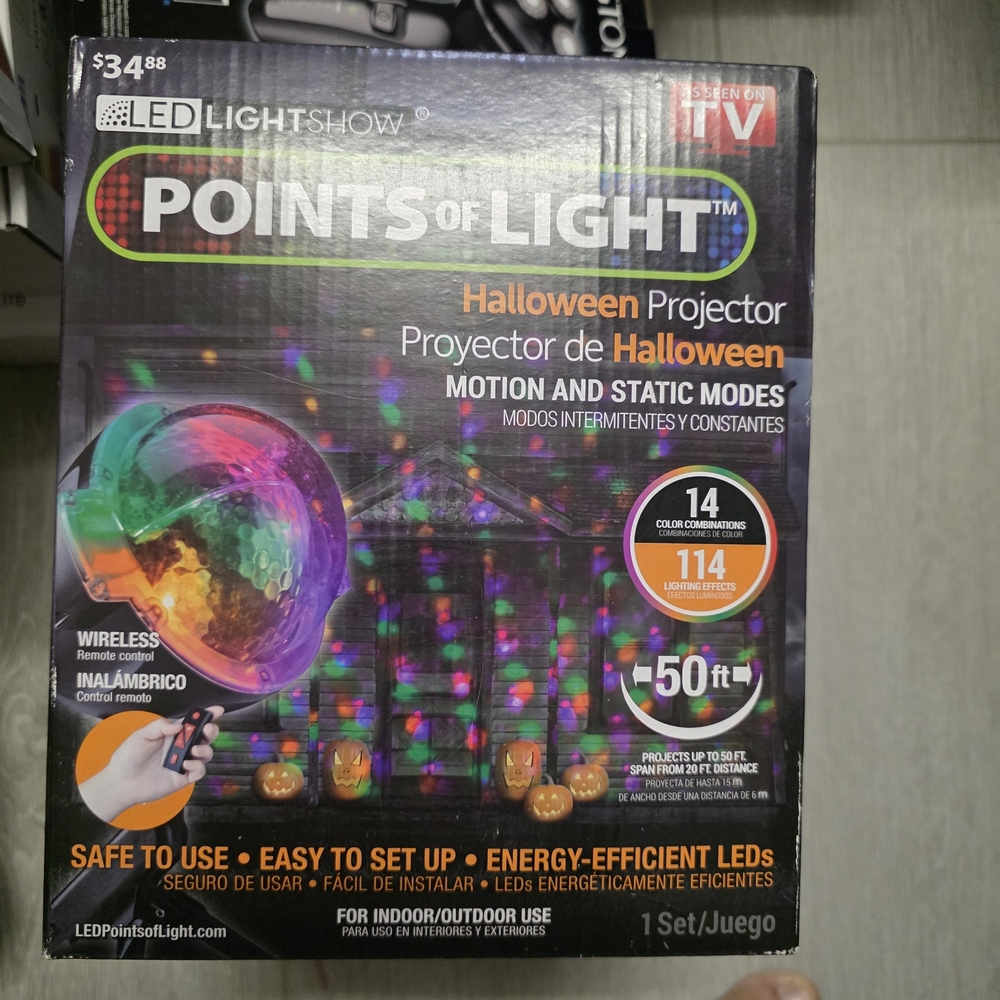 LED Light Show Halloween Projector